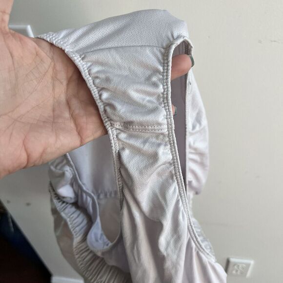 Women’s Nike Dri-Fit Tempo Lined Running Shorts Lavender Gray Trim Medium *flaw - Picture 9 of 11